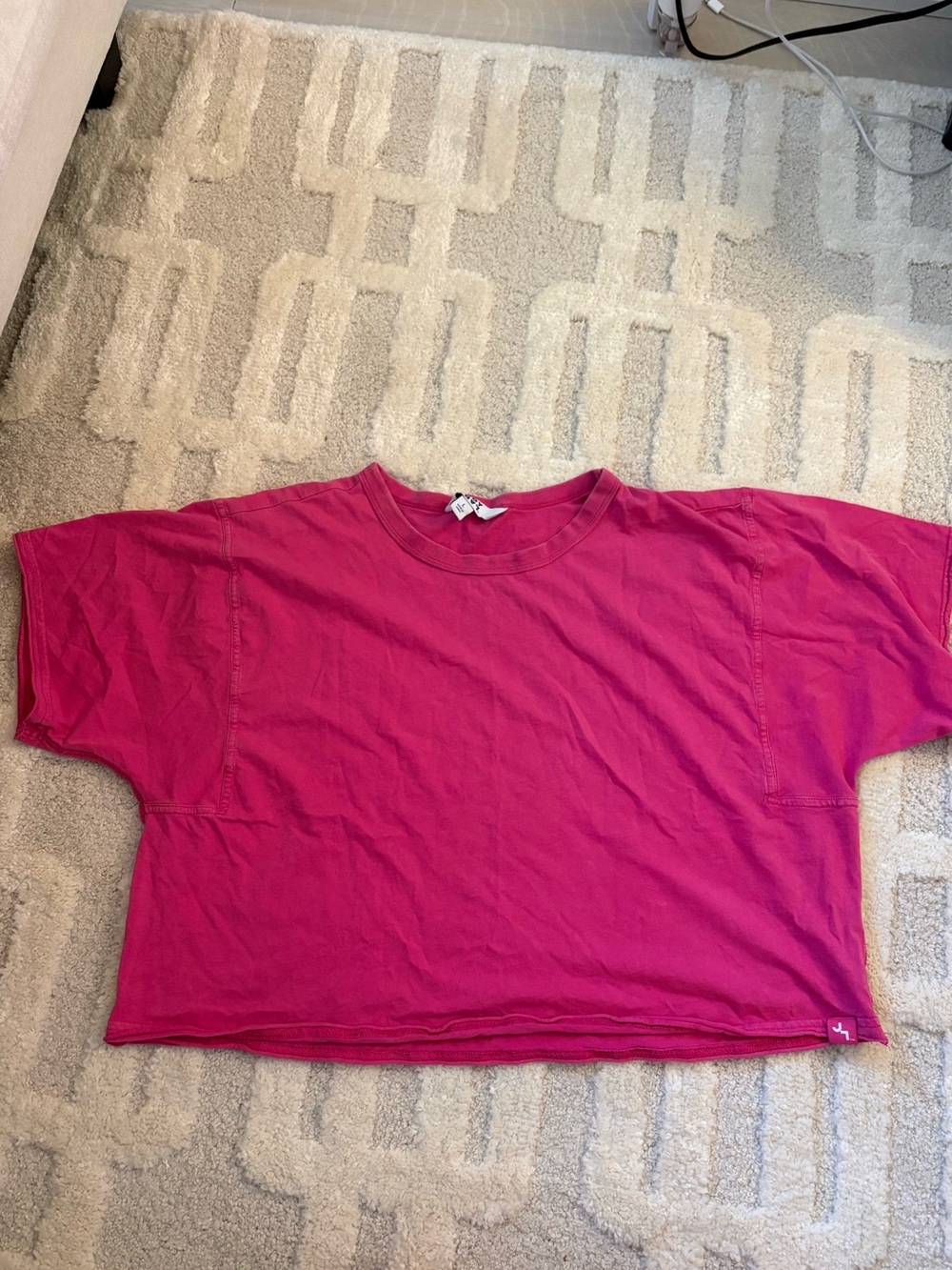 JoyLab Fuchsia Cropped Tee
